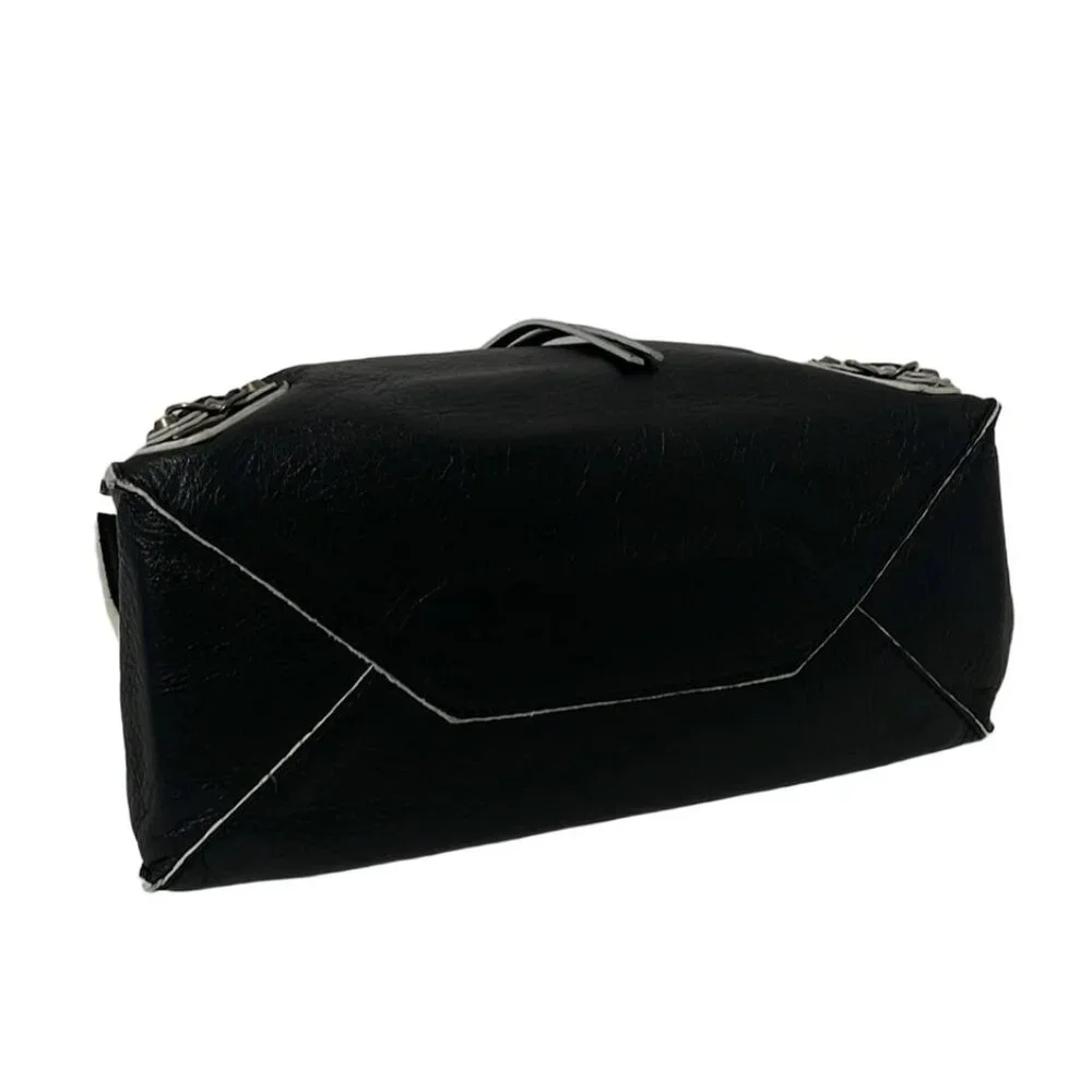 BALENCIAGA Papier Mini 305572 Black Leather - Tote Bag 596-053125 - Picture 4 of 9